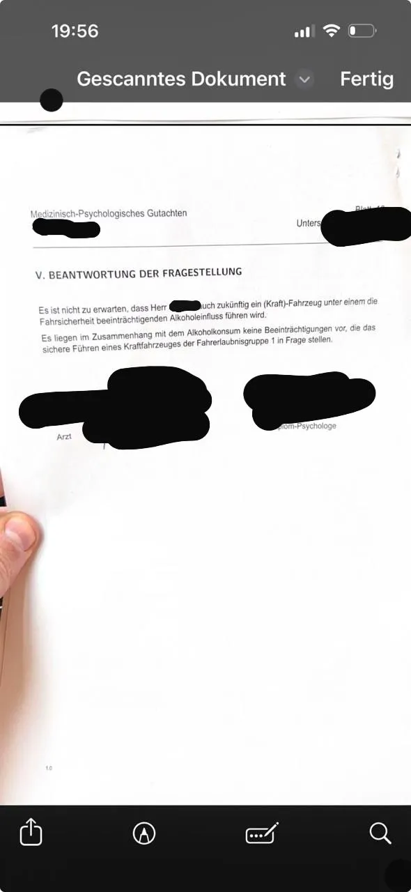 Positives MPU-Gutachten – Alkohol